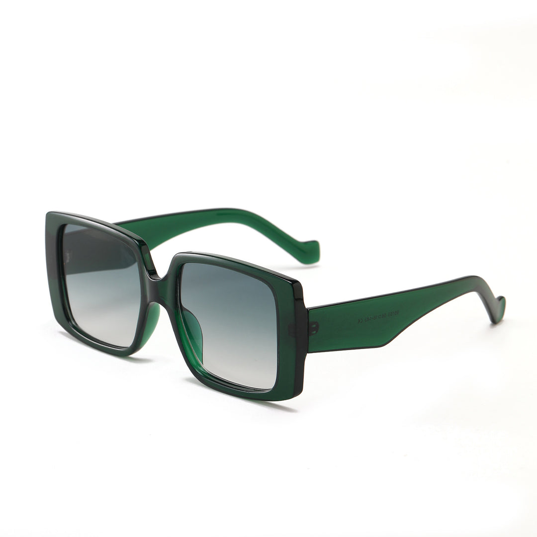 Women's modern square sunglasses with mirrored lenses Stornfield