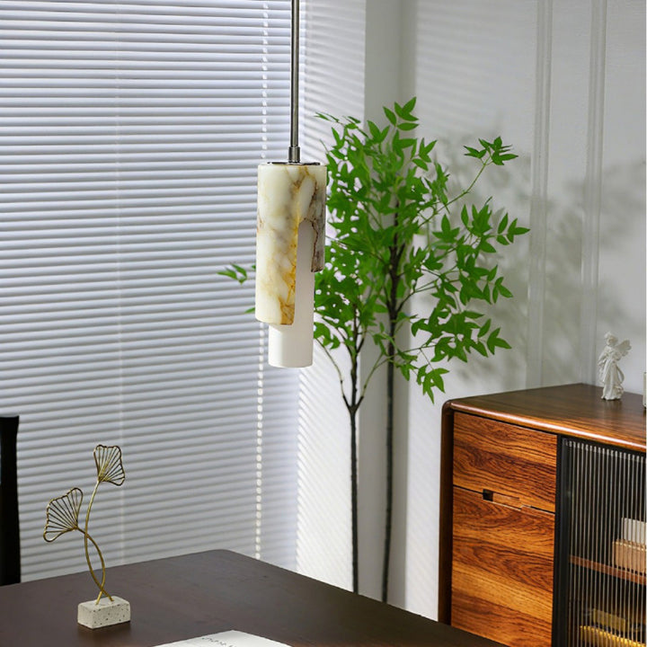 Elegant Alabaster Pendant Light