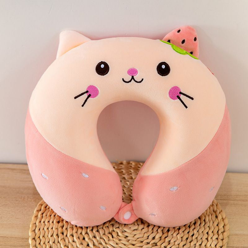 Unisex Neck Support Pillow with Cute Animal Design Stornfield