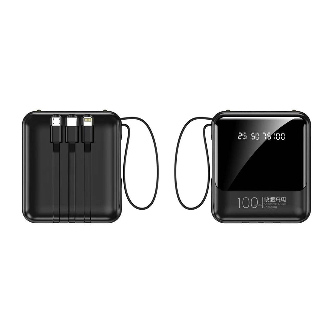 Power bank with multifunctional charging cable Stornfield