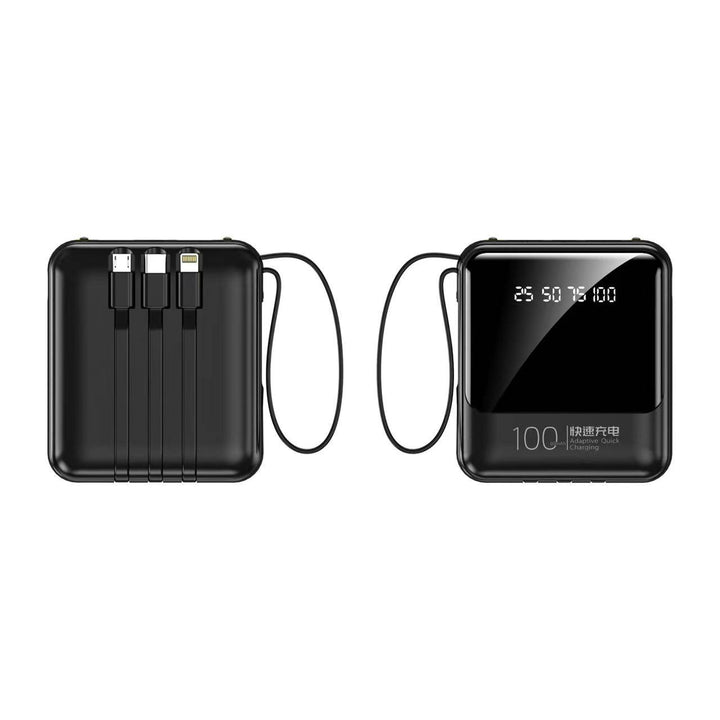 Power bank with multifunctional charging cable Stornfield