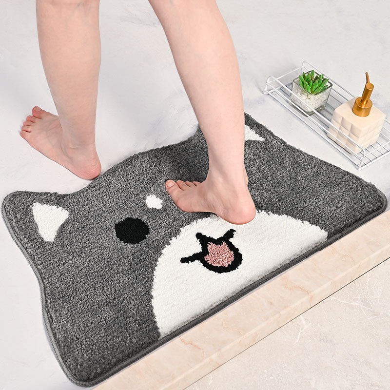 Whimsical Cat-Themed Bath Mat Stornfield