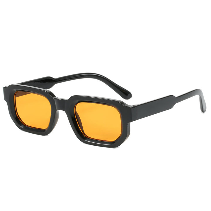 Women's fashionable square sunglasses with clear frame Stornfield