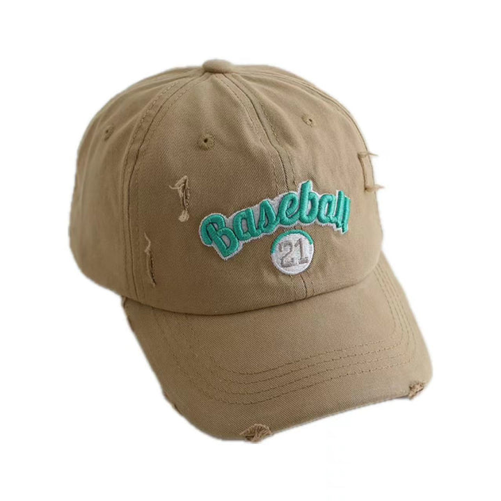 Men's Distressed Cotton Baseball Cap Stornfield