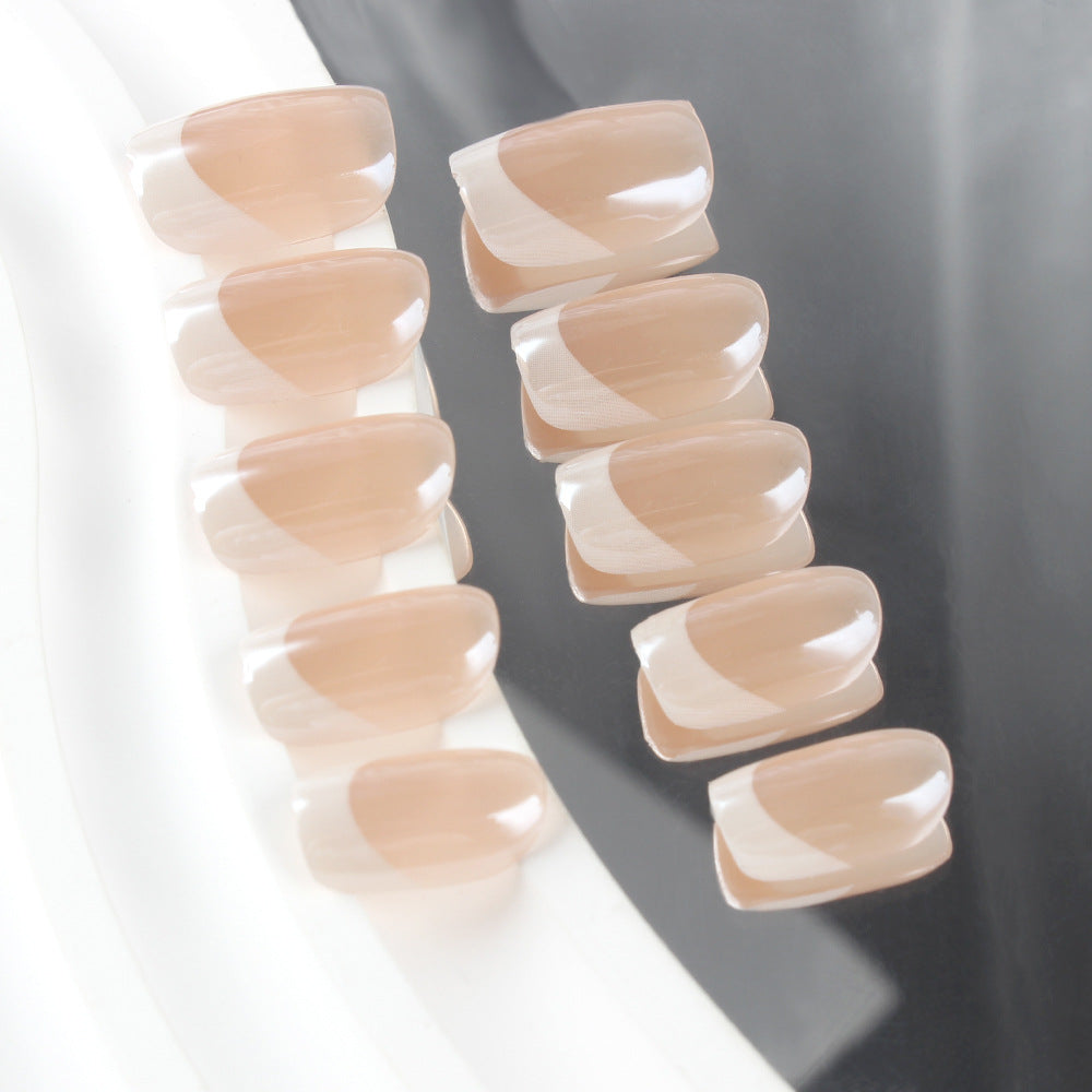 French Tip Press-On Nail Art Set Stornfield