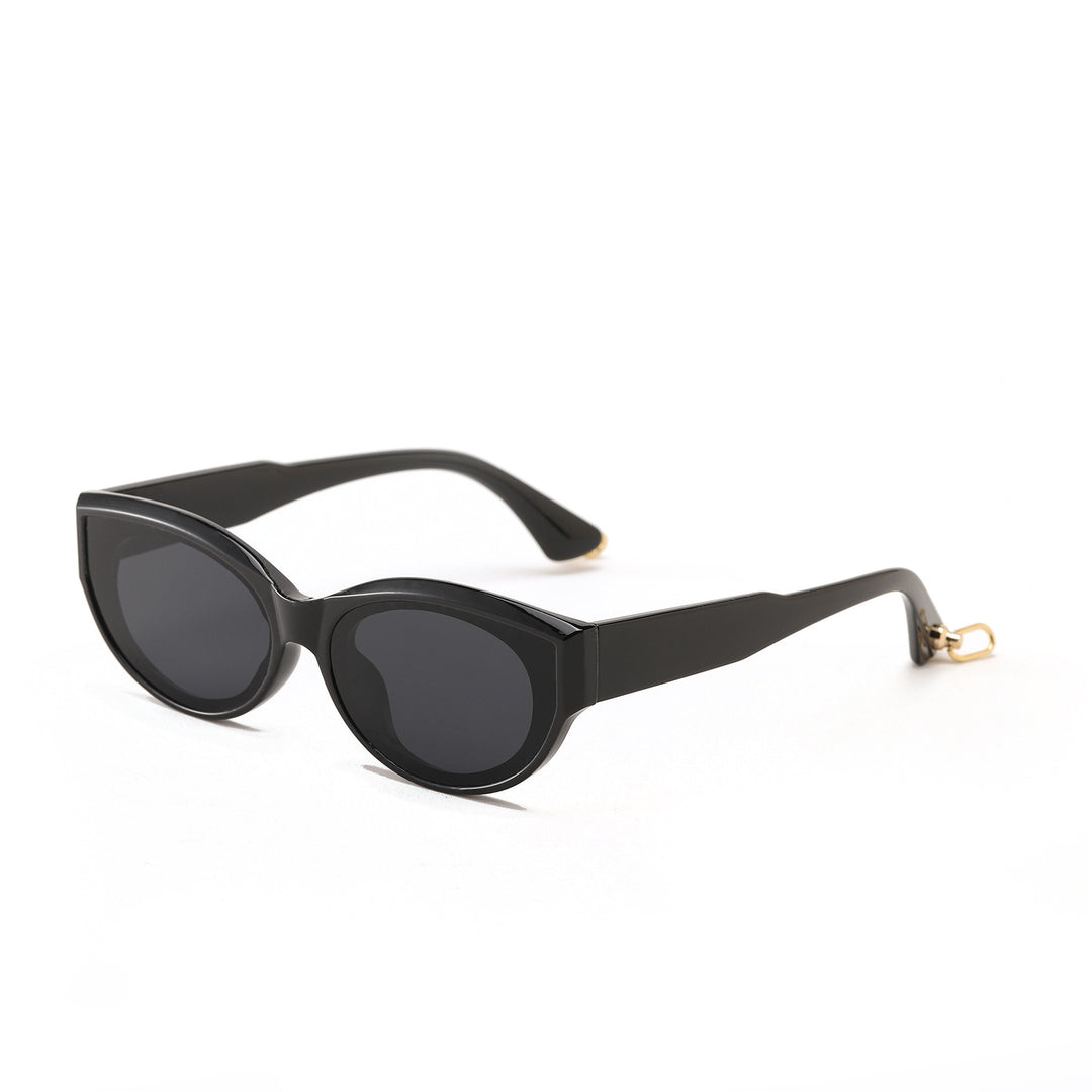 Women's fashionable sunglasses with transparent frame and UV protection Stornfield