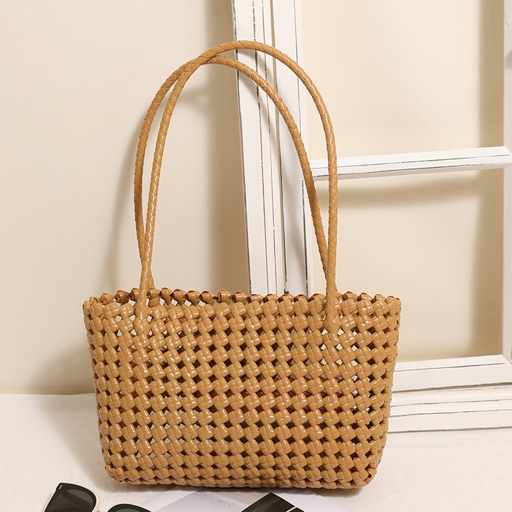 Braided Beach Bag with Practical Folding Mechanism Stornfield