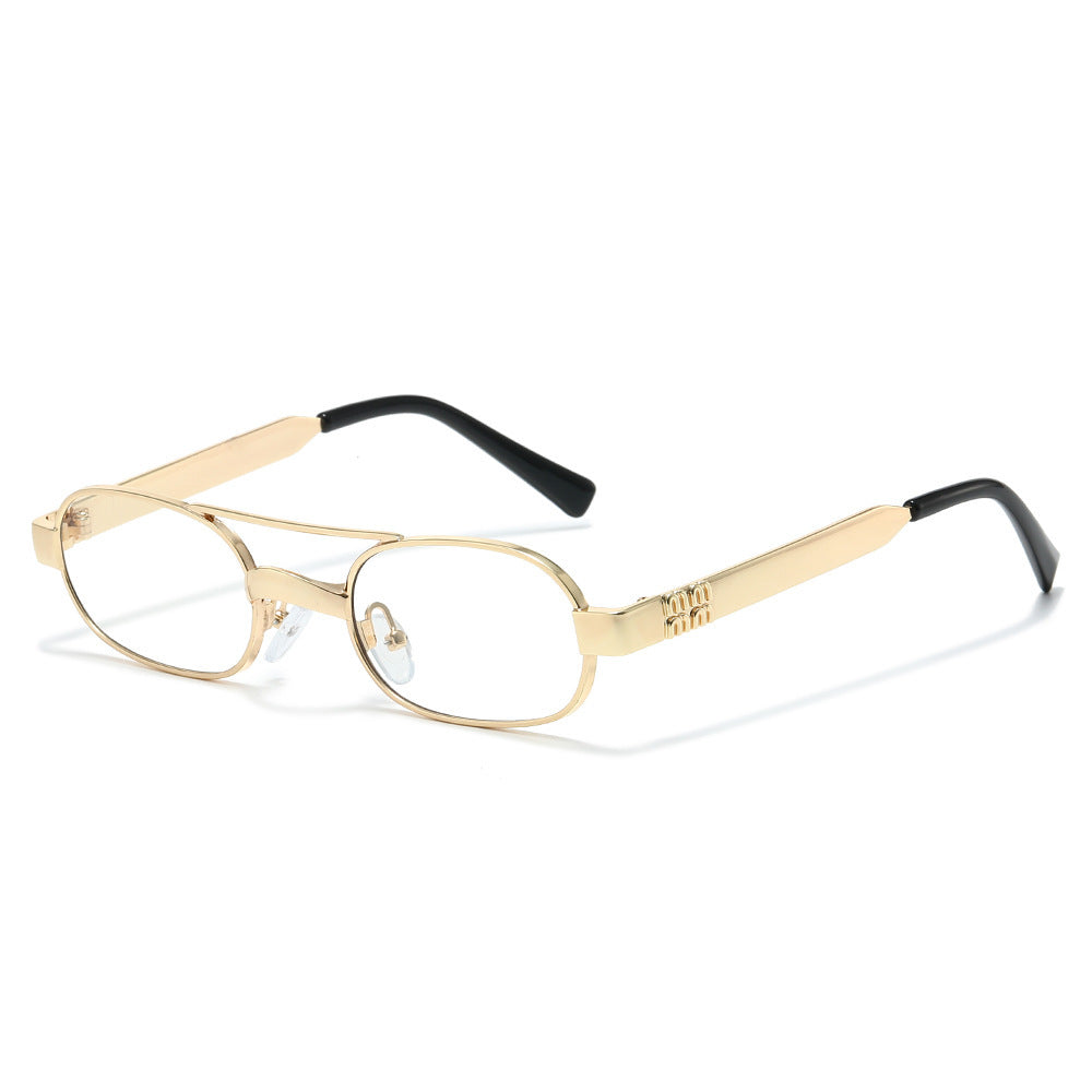 Stylish Minimalist Oval Sunglasses Stornfield