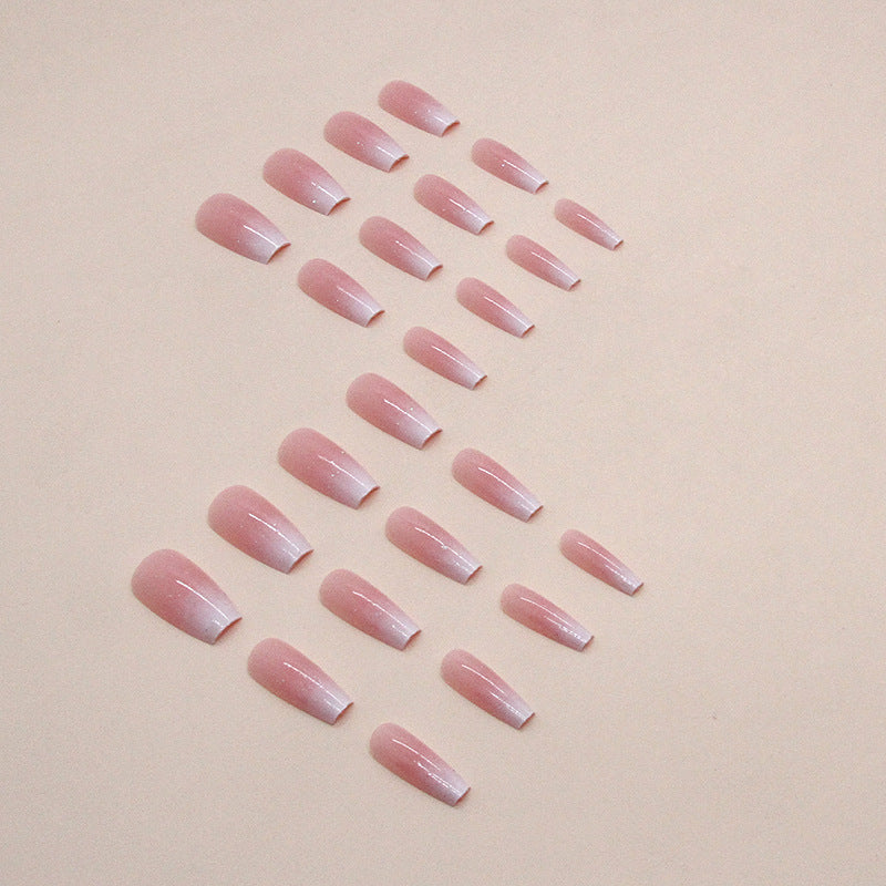 Art nails with elegant gradient and high gloss finish Stornfield