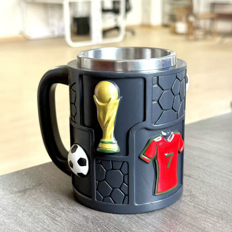 Soccer Motif Coffee Mug Stornfield