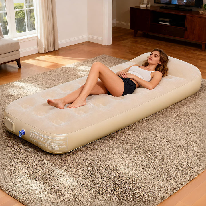 Ladies Inflatable Comfort Mattress with Ergonomic Head Support Stornfield