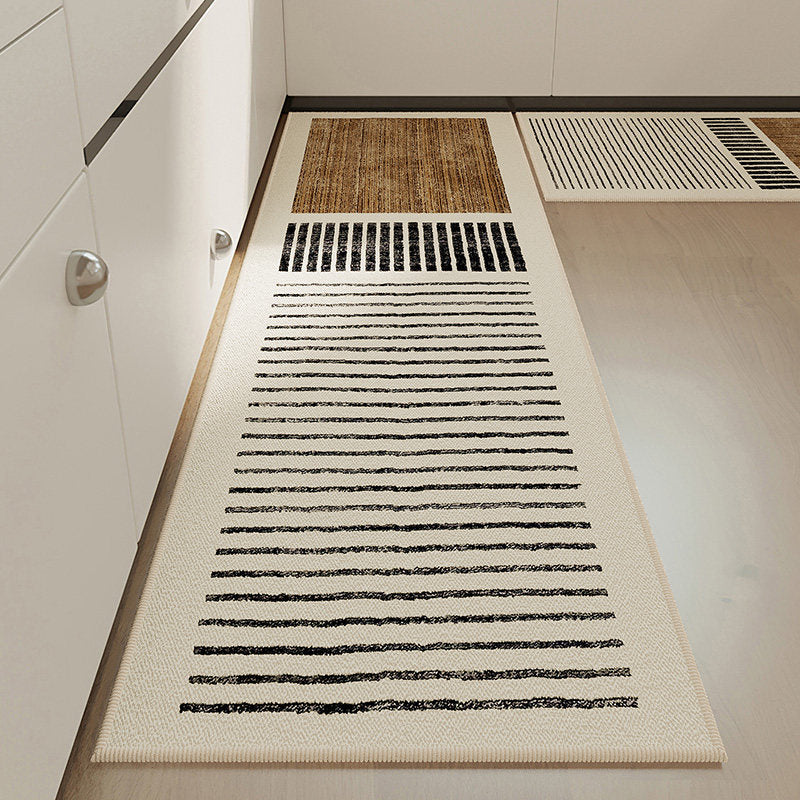 Geometric Pattern Kitchen Runner Mat