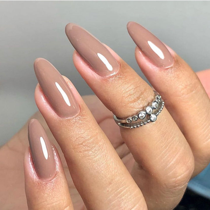 Premium DIY Long Almond-Shaped Press-On Nails Stornfield