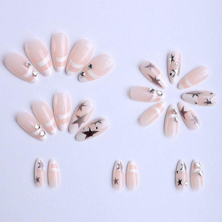 Creative decorative nails with elegant glitter accents Stornfield