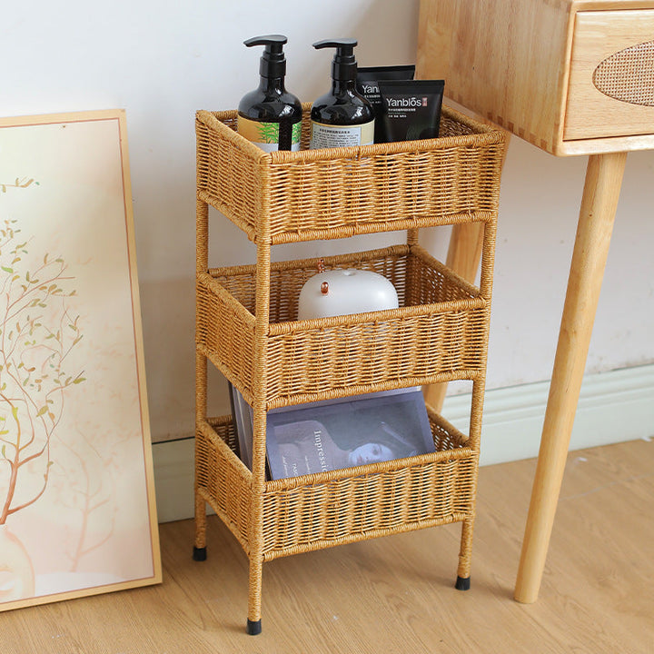 Multi-Tiered Woven Storage Rack Stornfield