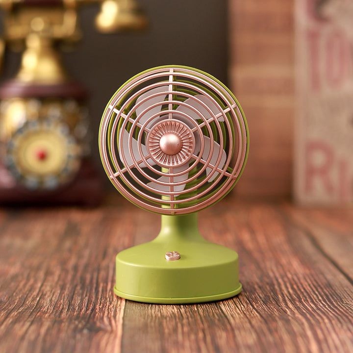 Women Portable Table Fan with Flexible Tilt Adjustment Stornfield