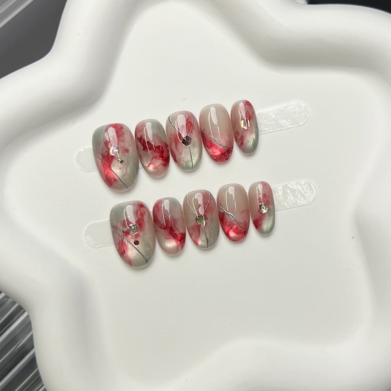 Artistic Marble Effect Press-On Nails