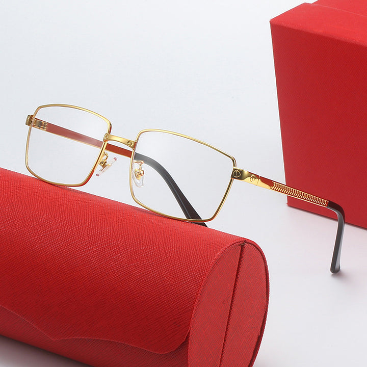 Women's fashionable square sunglasses with elegant metal frame Stornfield