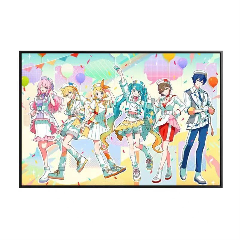 Anime-Themed Illustrated Canvas Art Print Stornfield