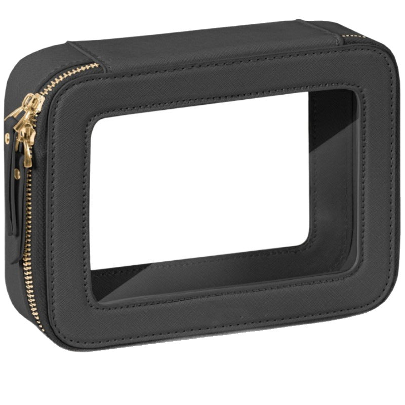 Elegant Cosmetic Bag with Window Stornfield