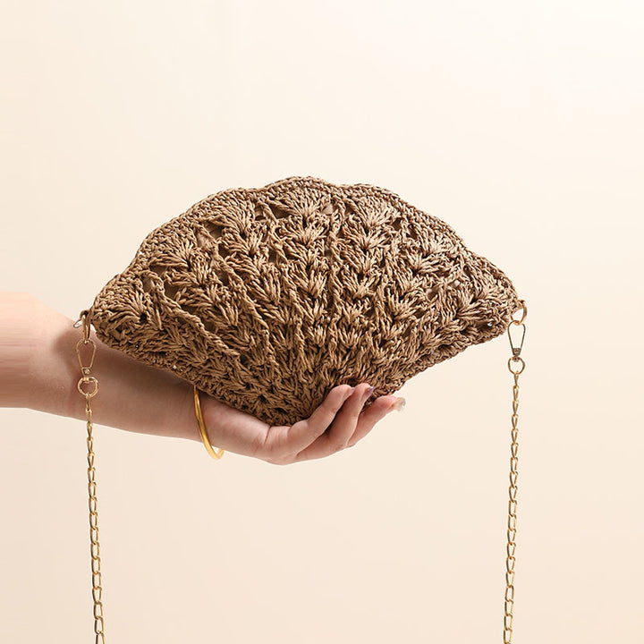 Elegant Clutch Bag in Shell Design Stornfield
