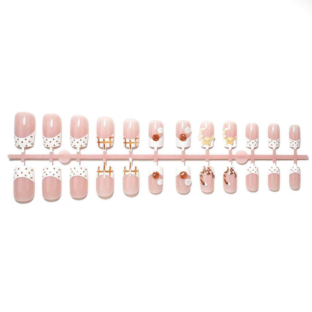 Artistic Themed Press-On Nail Set