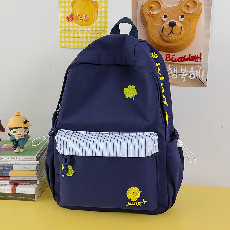 Playful Embroidered Casual Backpack Stornfield