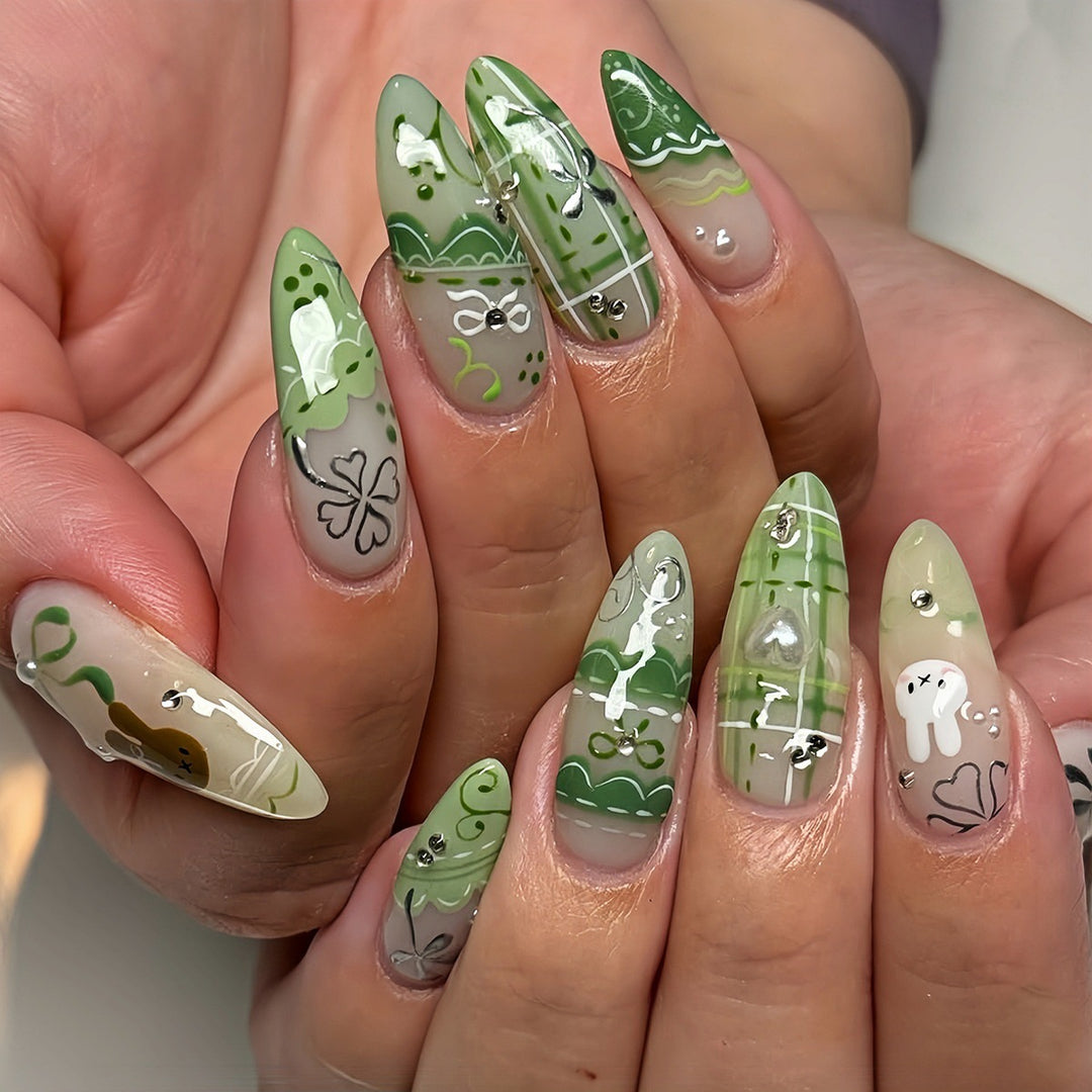 Artistic Themed Press-On Nail Extensions Stornfield 1787913878