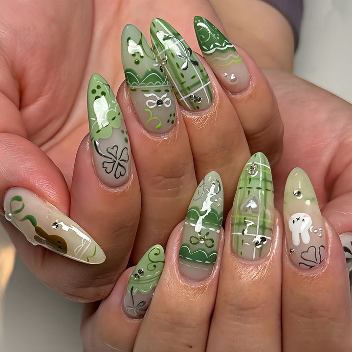 Artistic Themed Press-On Nail Extensions Stornfield 1787913878