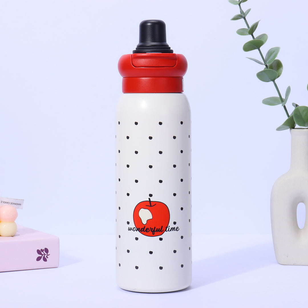 Women's thermo water bottle with non-slip grip and unique design Stornfield