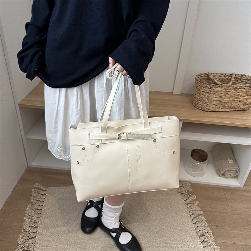 Spacious Multi-Pocket Tote Bag