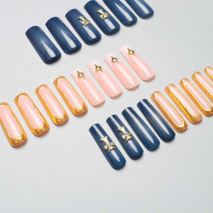 Elegant Rhinestone-Embellished Nail Extensions Stornfield