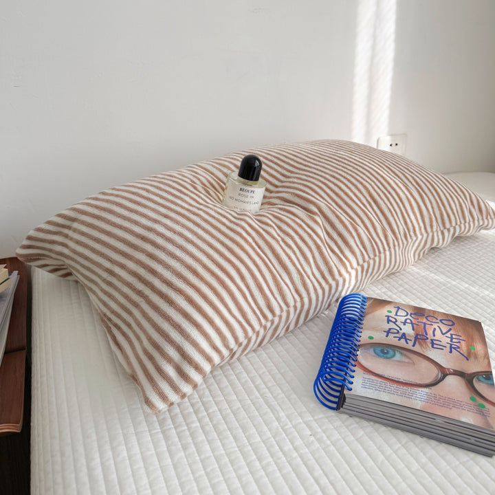 Luxury Striped Velvet Pillow Cover