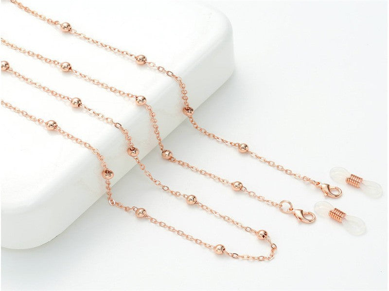 Silver Beaded Eyewear Chain Stornfield