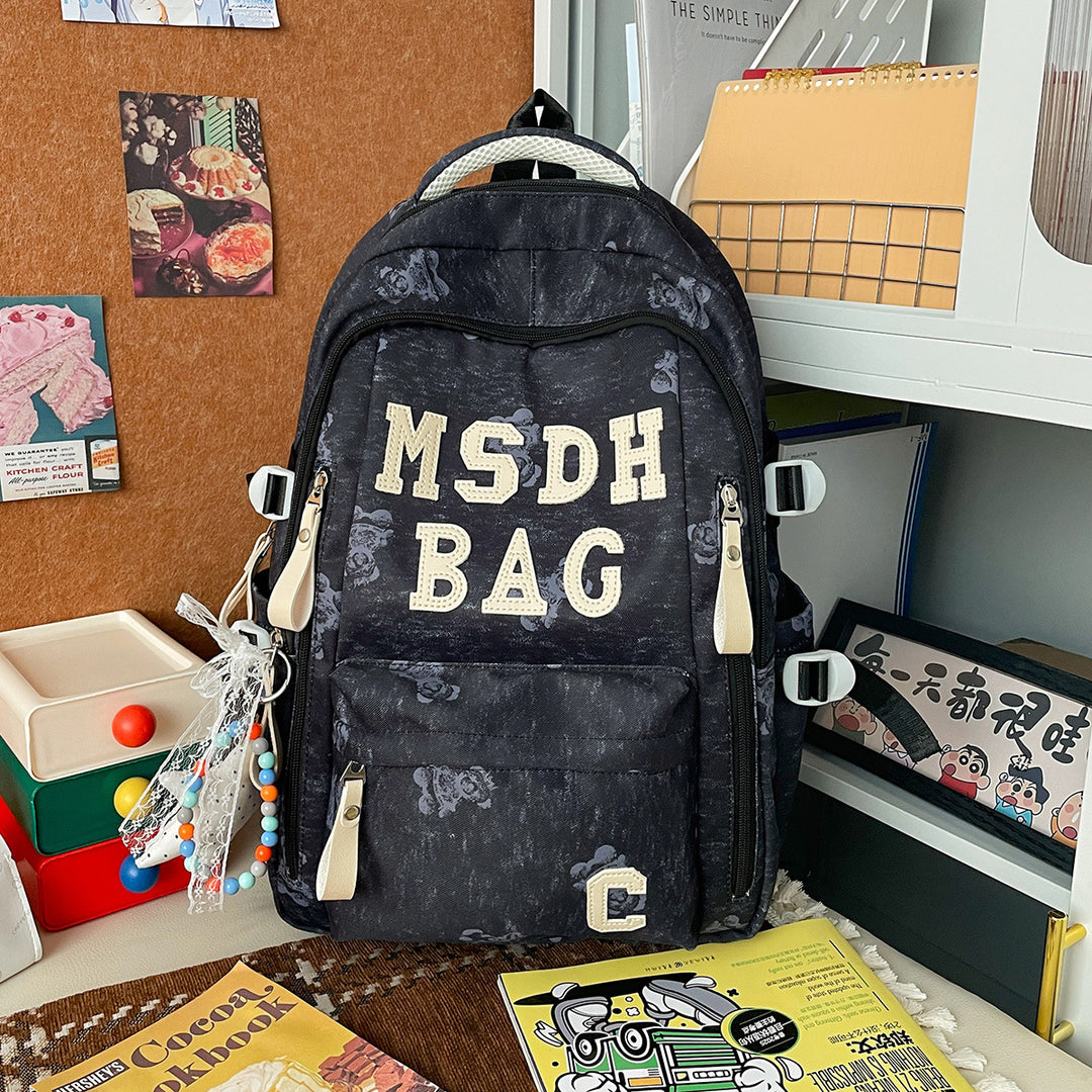 Stylish Embroidered Casual Backpack Stornfield 1791205709