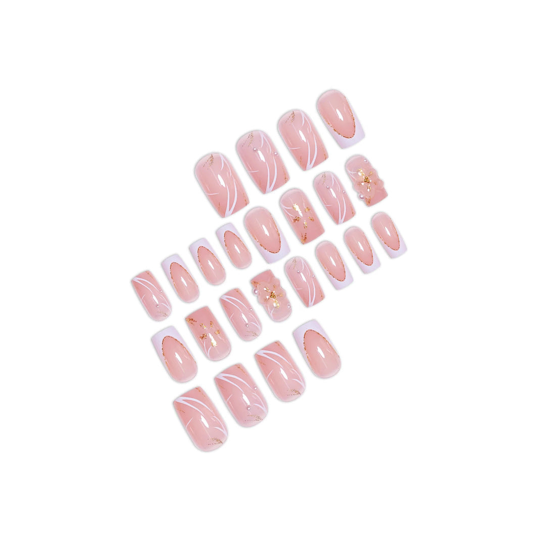 Elegant Nail Art Press-On Set Stornfield