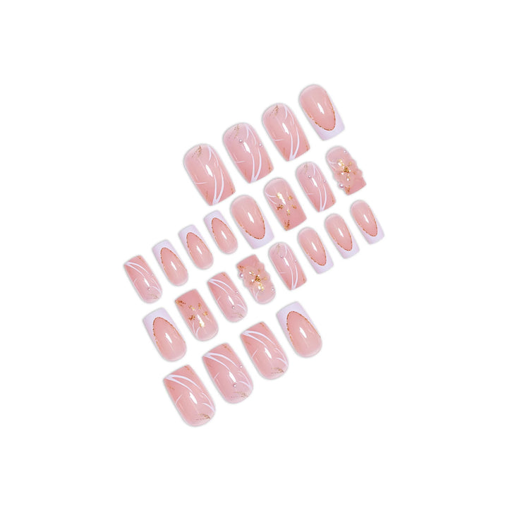 Elegant Nail Art Press-On Set Stornfield
