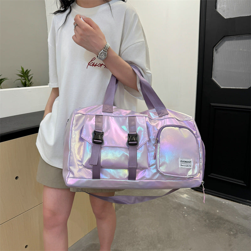 Iridescent Multi-Pocket Sports Duffle Bag Stornfield