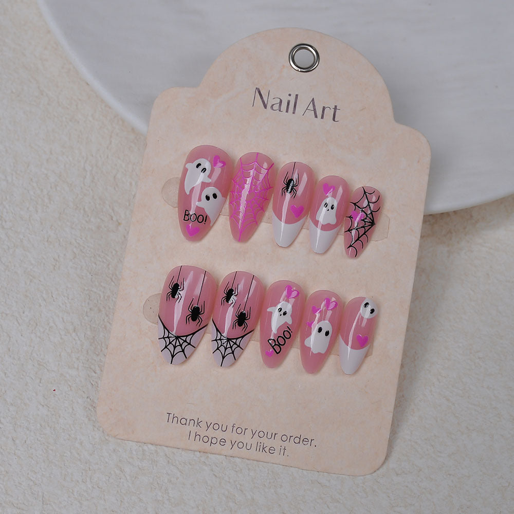 Halloween-Themed Press-On Nail Set Stornfield