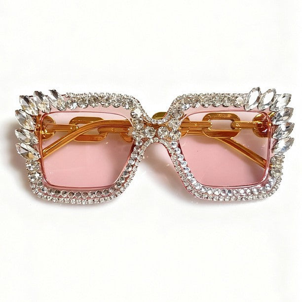 Decorative Rhinestone Embellished Sunglasses Stornfield
