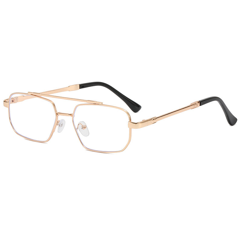 Women's fashionable geometric glasses with lightweight metal frame Stornfield
