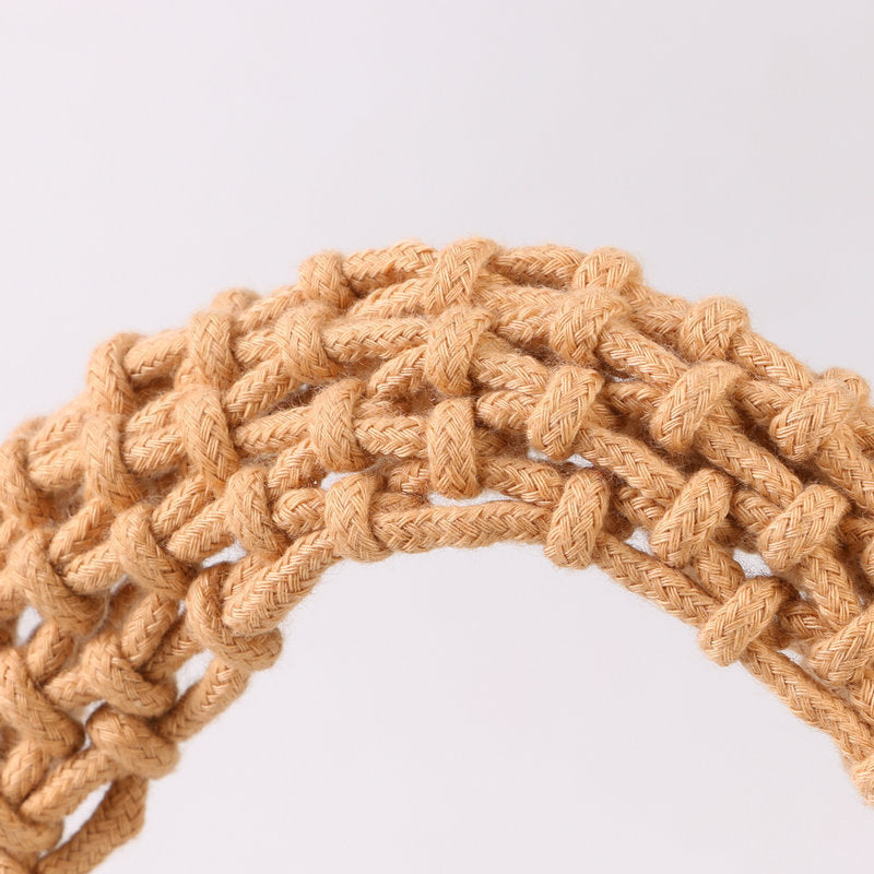 Hand-knotted tote bag made of natural cotton Stornfield