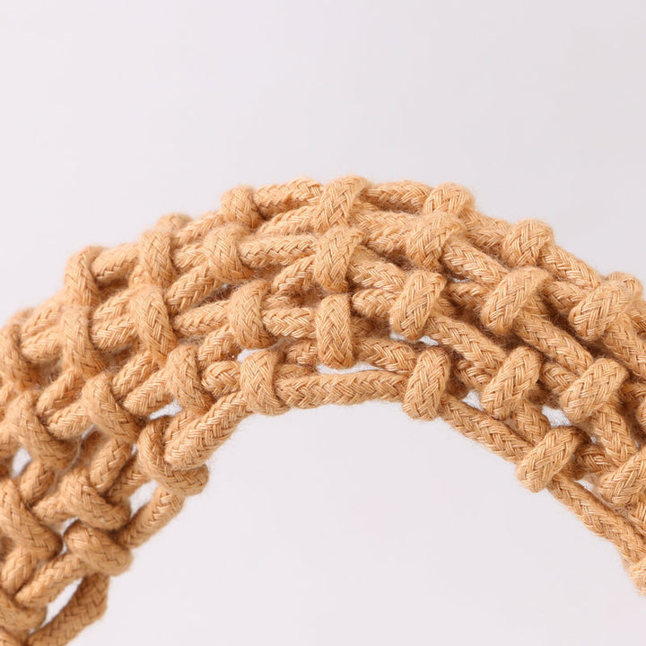 Hand-knotted tote bag made of natural cotton Stornfield