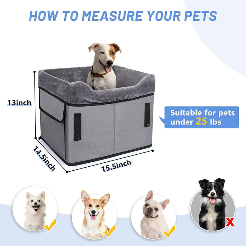 Portable Pet Car Seat with Soft Interior Lining Stornfield