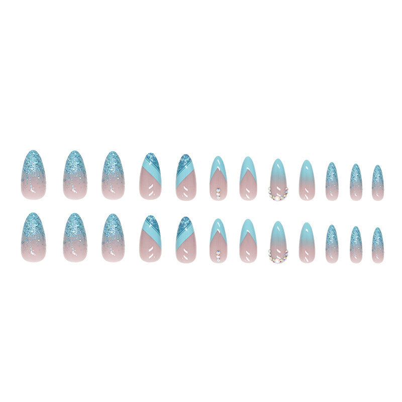 Stylish Glitter Ombre Nail Tips Stornfield