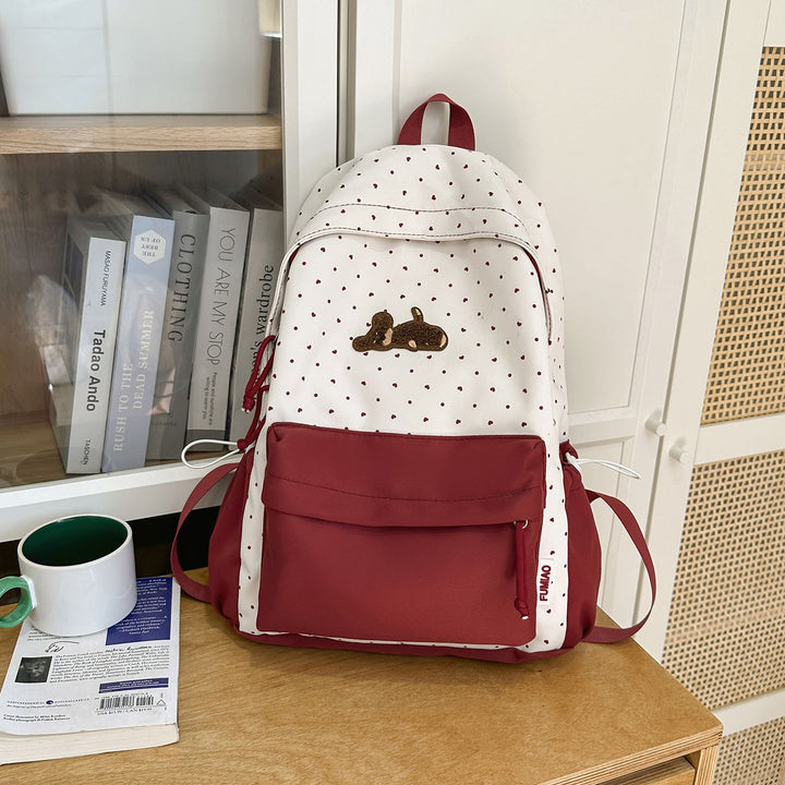 Playful Polka Dot Animated Backpack Stornfield