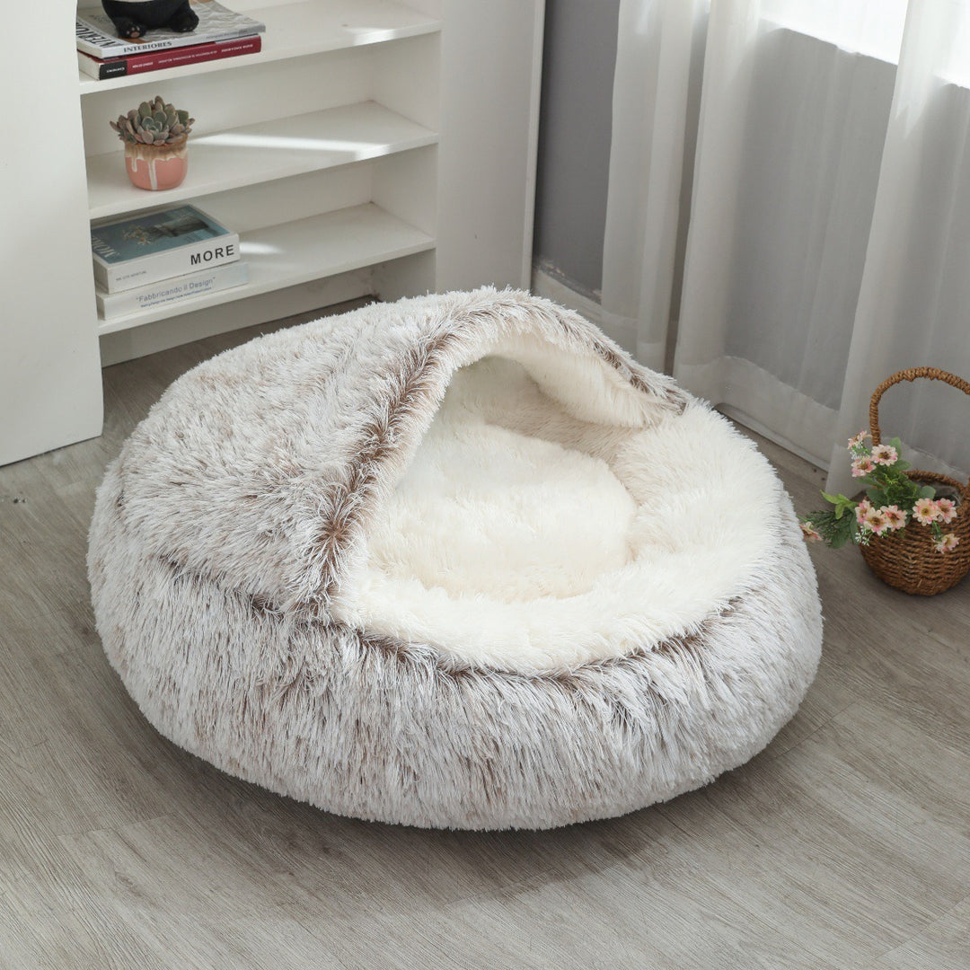 Women's cozy round pet bed Stornfield