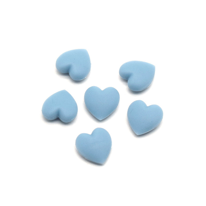 Decorative Heart Shaped Rubber Charms Stornfield