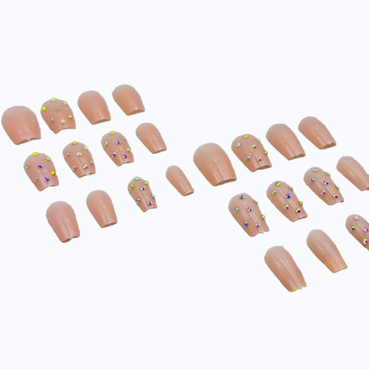 Elegant Nail Art Design Kit with Rhinestone Accents