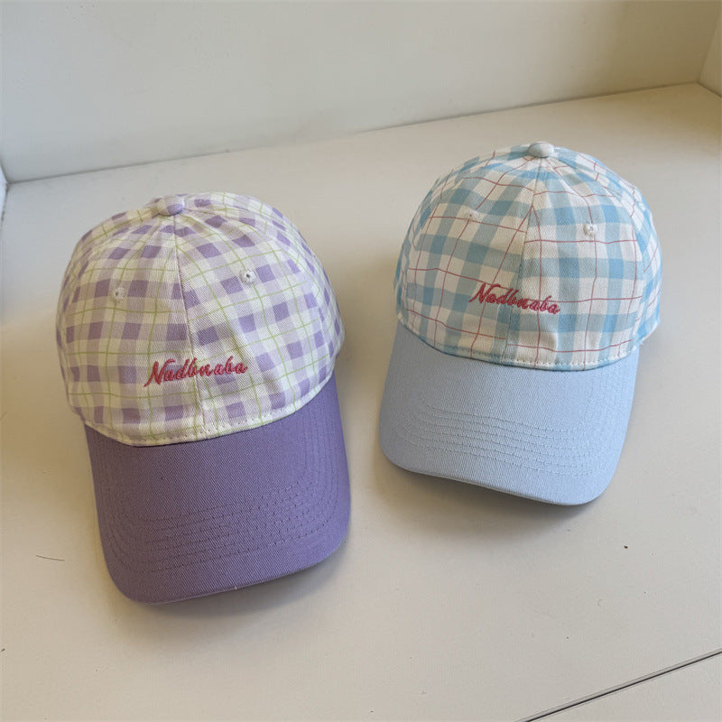 Women's Adjustable Plaid Baseball Cap Stornfield